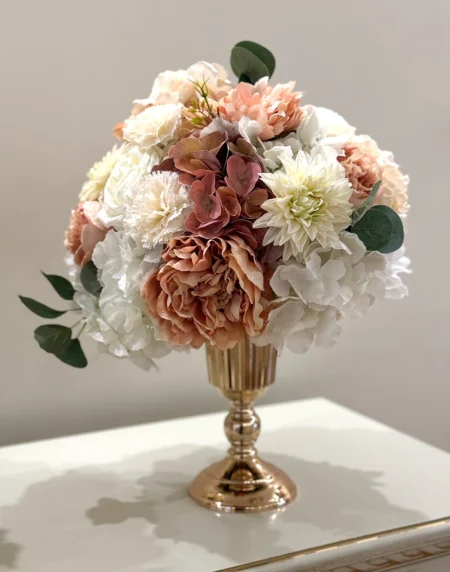 zlatni cvecnjak sa svecem - oprema za dogadjaje