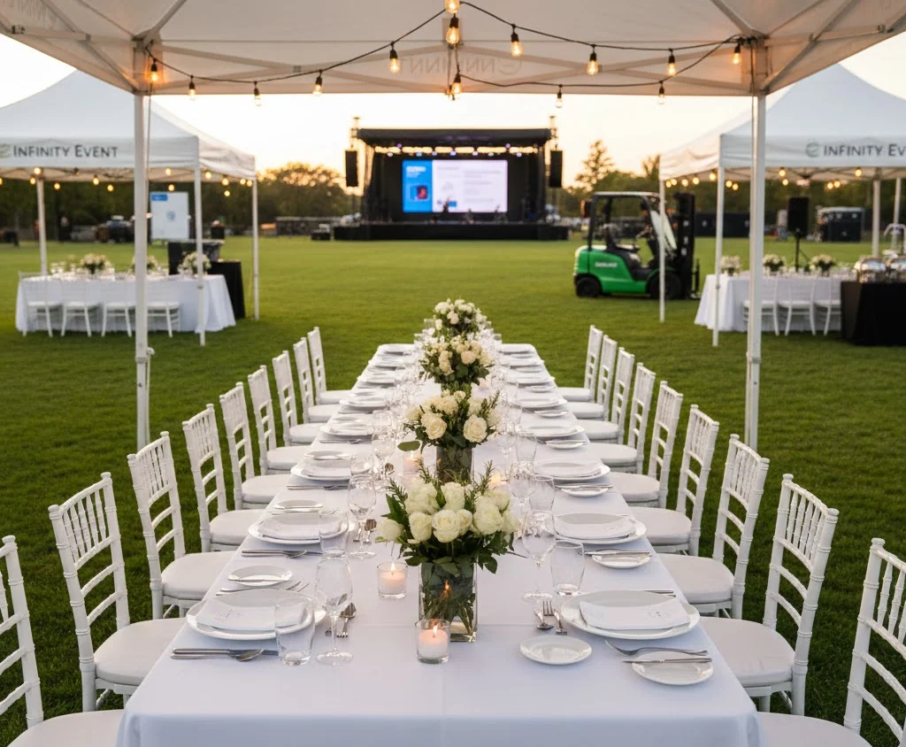 Pagode stolovi led ekran